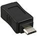 31602, Micro-B, Mini USB 5pin, Maschio / femmina, Nero - Foto miniatura 1