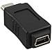 31602, Micro-B, Mini USB 5pin, Maschio / femmina, Nero - Foto miniatura 2