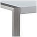 Tavolo Da Pranzo Struttura In Metallo Piano Bianco Lucido 180x90cm Arctic I - Foto miniatura 16