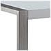 Tavolo Da Pranzo Struttura In Metallo Piano Bianco Lucido 180x90cm Arctic I - Foto miniatura 12
