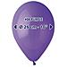 Palloncini Viola 9-10 Pollici 26 Cm Diam 100 Pezzi Tonalità Pastello - Foto miniatura 1