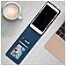 Custodia Smartphone 4,7''"" A 5,0'' Sportellino Portafoglio Universale Blu Scuro - Foto miniatura 4
