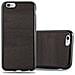 Custodia Compatibile Con Apple Iphone 6 / Iphone 6s In Wooden Nero - Coperchio Protettivo In Silicone Tpu Flessibile - Foto miniatura 1