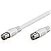 WE66613 Cavo Antenna M / F 1.5 m Colore Bianco - Foto miniatura 2