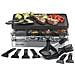 Macchina Per Raclette 8 Persone 1200w + Grill + Pancake - Rac.indus-8 - Foto miniatura 5