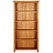 Libreria A 5 Ripiani 70x22x140 Cm In Legno Massello Di Rovere - Foto miniatura 2