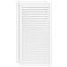 Ante a Lamelle 2 pz Bianche 99,3x49,4 cm in Legno di Pino - Foto miniatura 1