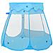 Tenda Da Gioco Per Bambini Blu Con 250 Palline 102x102x82 Cm - Foto miniatura 4