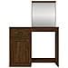 Toeletta Specchio Rovere Marrone 90x50x132,5 Legno Multistrato - Foto miniatura 8