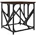 Tavolino Salotto Rovere Marrone 45x45x47,5 Cm Legno Multistrato - Foto miniatura 2
