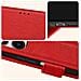 Custodia Per Xiaomi Redmi 12 Copertina Portacarte Funzione Supporto Rossa - Foto miniatura 2