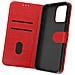 Custodia Per Xiaomi Redmi 12 Copertina Portacarte Funzione Supporto Rossa - Foto miniatura 4
