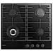 Piano Cottura SVC64THBK a Gas 4 Fuochi Gas Colore Nero - Foto miniatura 1