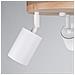 Sollux Lighting Lampada A Soffitto Verdo 3p Bianco Sl.1287 - Scandinavo Lampade Da Soffitto Legno Bianco 17x33x33 Cm - Foto miniatura 4