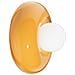 Applique Vintage Decò Bumbum Ceramica Gialla 1 Luce G9 - Foto miniatura 3