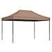 Tenda Da Festa Pieghevole Pop-up Marrone 440x292x315 Cm - Foto miniatura 1