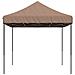 Tenda Da Festa Pieghevole Pop-up Marrone 440x292x315 Cm - Foto miniatura 3