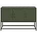 Mobile Tv Verde Oliva 100,5x39x60,5 Cm In Acciaio - Foto miniatura 2