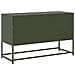 Mobile Tv Verde Oliva 100,5x39x60,5 Cm In Acciaio - Foto miniatura 5