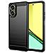 Custodia B-case Tpu Silicone Back Cover Case Per Realme C67 4g Carbon Metal Black - Foto miniatura 1