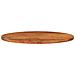 Piano Tavolo 100x40x3,8 Cm Ovale In Legno Massello Di Acacia - Foto miniatura 3