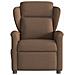 Poltrona Massaggiante Reclinabile Elettrica Marrone in Tessuto - Foto miniatura 5