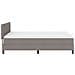 Letto a molle a box con materasso taupe 160x200 cm in tessuto - Foto miniatura 9