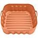 Padella Per Friggitrice Ad Aria Quadrata In Silicone Da 3.5l, Compatibile Con Xiaomi Maf01 Orange - Foto miniatura 3