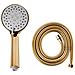 Kit Doccia Con Soffione E Flessibile Tamushal 3 Funzioni Oro - Foto miniatura 4