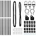 Pali per Recinzione 7 pcs Grigio Ø32mm 170 cm Acciaio zincato - Foto miniatura 3