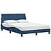 Letto con Materasso Blu 120x200 cm in Tessuto - Foto miniatura 4