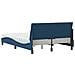 Letto con Materasso Blu 120x200 cm in Tessuto - Foto miniatura 7