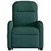 Poltrona Alzapersona Reclinabile Elettrica Verde Scuro Tessuto - Foto miniatura 5