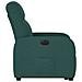 Poltrona Alzapersona Reclinabile Elettrica Verde Scuro Tessuto - Foto miniatura 6