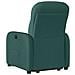 Poltrona Alzapersona Reclinabile Elettrica Verde Scuro Tessuto - Foto miniatura 7