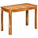Tavolo da Pranzo 110x55x76 cm Legno Massello di Acacia - Foto miniatura 1