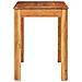 Tavolo da Pranzo 110x55x76 cm Legno Massello di Acacia - Foto miniatura 3