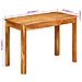 Tavolo da Pranzo 110x55x76 cm Legno Massello di Acacia - Foto miniatura 7