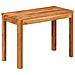 Tavolo da Pranzo 110x55x76 cm Legno Massello di Acacia - Foto miniatura 9