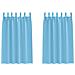 Tende con tende 2 pcs Azzurro Poliestere - Foto miniatura 1