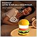 Altoparlante Burger Led Creativo - Luce Notturna E Macchina Per Il Rumore Bianco - Foto miniatura 2