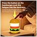Altoparlante Burger Led Creativo - Luce Notturna E Macchina Per Il Rumore Bianco - Foto miniatura 4