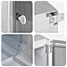 Armadietto di Controllo Grigio 30 x 19.5 x 40 cm Plastica ABS - Foto miniatura 8