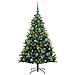 Albero di Natale Artificiale Pieghevole 150 LED Verde 150 cm - Foto miniatura 3