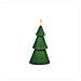 Candela Led A Forma Di Albero Di Natale Senza Fiamma - Atmosfera Festosa, Sicura E Riutilizzabile  M - Foto miniatura 1
