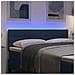 Testiera LED con luci a strisce a LED Blu 144 cm Poliestere - Foto miniatura 4
