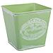 Cestino In Metallo Verde 14,5x13x10,5 - Foto miniatura 1