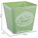 Cestino In Metallo Verde 14,5x13x10,5 - Foto miniatura 3