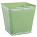 Cestino In Metallo Verde 14,5x13x10,5 - Foto miniatura 4