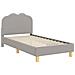 Struttura letto bambini con testata Grigio Chiaro 80x160 cm - Foto miniatura 1